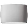 Ambiance Wide Oval Open Wall Sconce - Large - LED - Bisque
