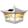 Watch A Video About the Ambience White Outdoor Solar LED Post Cap