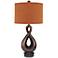 Ambience Collection Dark Brown Infinity Table Lamp
