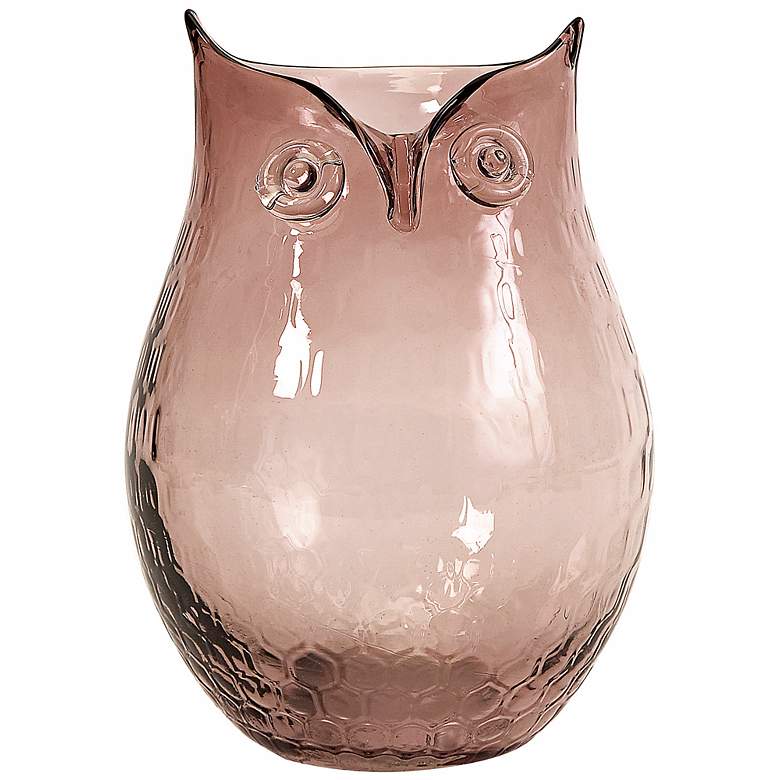 Image 1 Ambra Owl Small Glass Vase