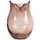 Ambra Owl Small Glass Vase