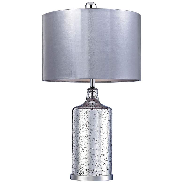 Image 1 Ambrose Antique Silver Mercury Glass Table Lamp