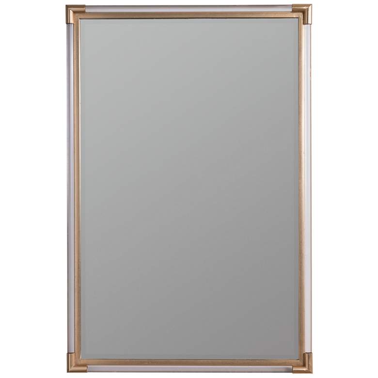 Image 2 Ambrose Clear Acrylic Gold 24 1/4" x 36 1/4" Wall Mirror