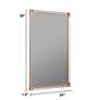 4_Ambrose Clear Acrylic Gold 24 1/4" x 36 1/4" Wall Mirror more views