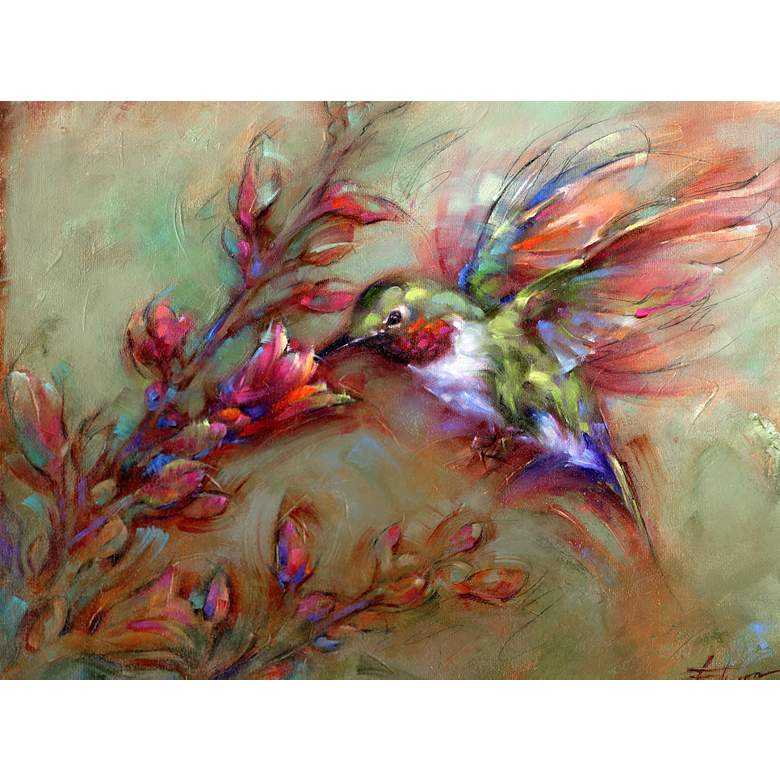 Image 1 Ambrosia 40" Wide All-Weather Outdoor Canvas Wall Art