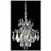 Amelia 12" Wide Chrome and Clear Crystal Mini Pendant