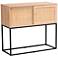 Amelia 39 1/2" Wide Brown Wood 2-Shelf Sideboard Buffet