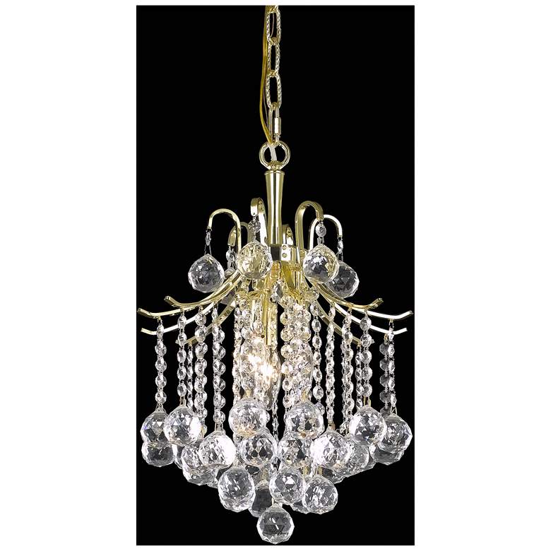 Image 1 Amelia Collection 12" Wide Gold Finish Pendant
