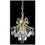Amelia Collection 12" Wide Gold Finish Traditional Pendant Chandelier