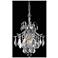 Amelia Collection 12" Wide Traditional Chrome Finish Pendant