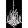 Amelia Collection Pendant D12In H15In Lt:3 Chrome Finish