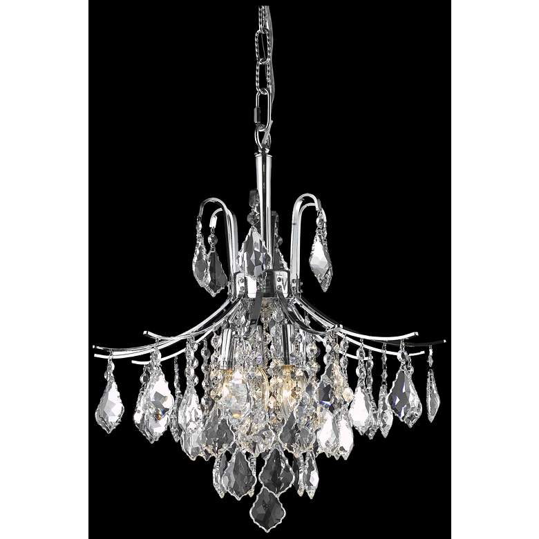 Image 1 Amelia Collection Pendant D16In H20In Lt:6 Chrome Finish&#194; 