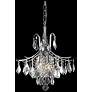 Amelia Collection Pendant D16In H20In Lt:6 Chrome Finish&#194; 