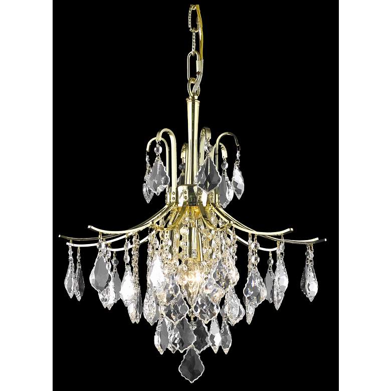 Image 1 Amelia Collection Pendant D16In H20In Lt:6 Gold FinishÂ