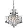 Amelia Collection Pendant D17In H20In Lt:6 Chrome FinishÂ 