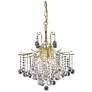 Amelia Collection Pendant D17In H20In Lt:6 Gold FinishÂ
