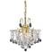 Amelia Collection Pendant D17In H20In Lt:6 Gold FinishÂ