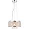 Amelie 4 Lt Chrome Pendant Clear