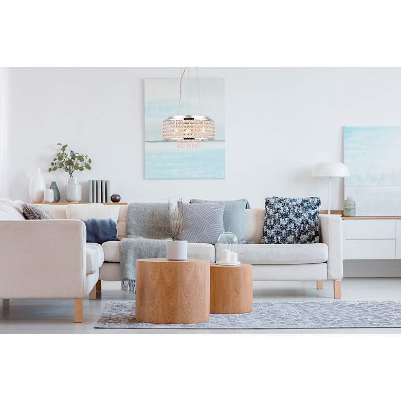 Image 2 Amelie 4 Lt Chrome Pendant Clear more views