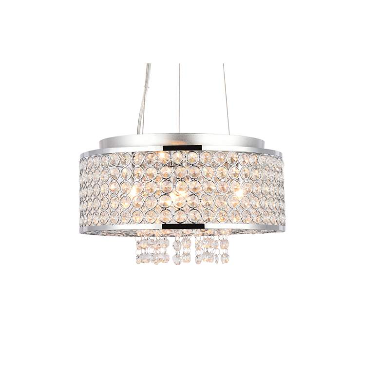 Image 3 Amelie 4 Lt Chrome Pendant Clear more views