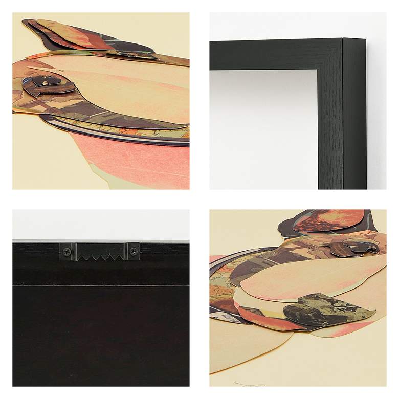 Image 3 American Bull and Boston Terrier Closeup 17"H Wall Art Set more views