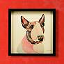 1_American Bull Terrier 17" High Collage Framed Wall Art
