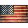 American Dream 3 24" Wide Giclee Print Solid Wood Wall Art