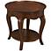 American Drew Cherry Grove Oval Wood Top End Table