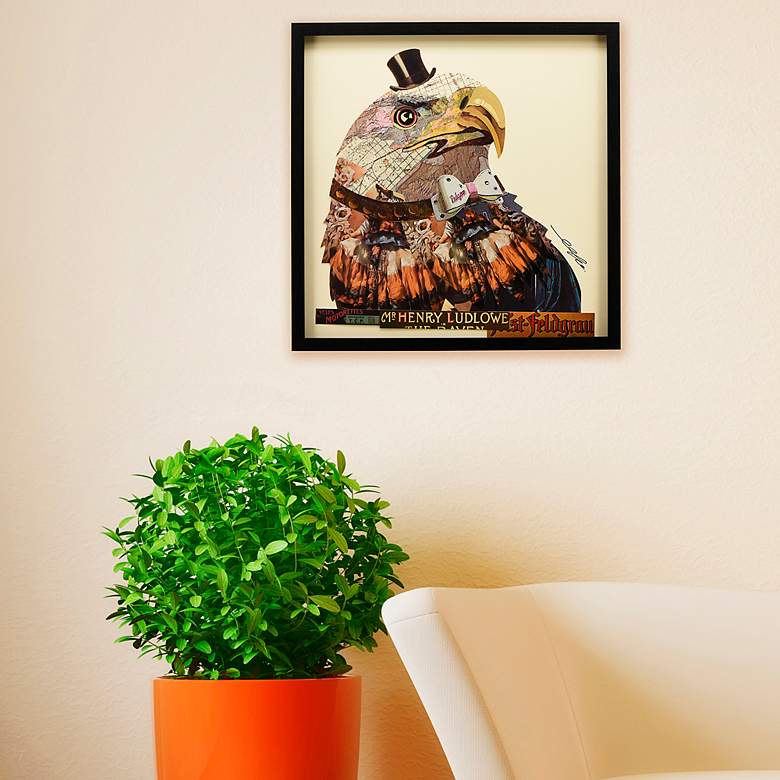 Image 5 American Eagle 25" High Dimensional Collage Framed Wall Art more views