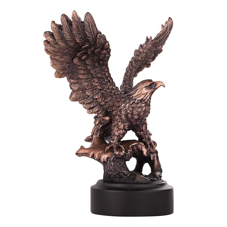 Image 1 American Eagle Taking Flight 8 inch High Table Sculpture