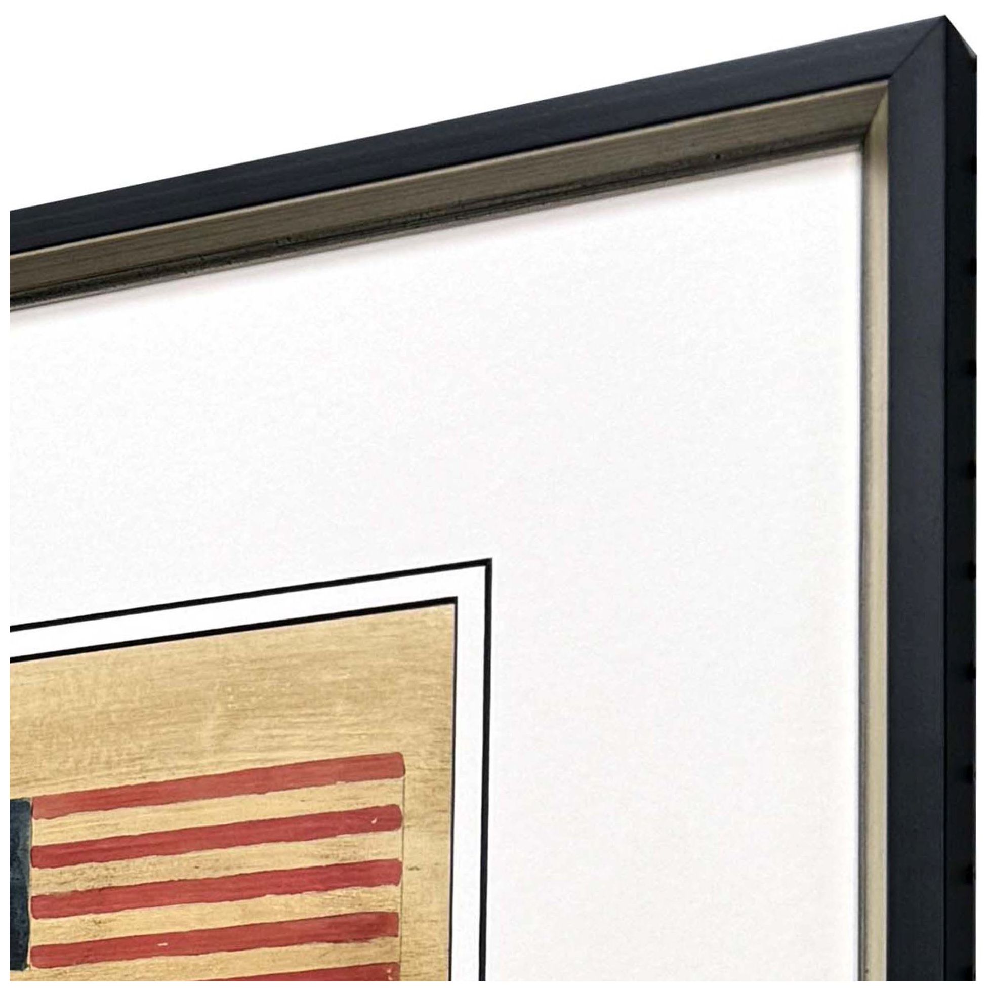 Image 4 American Flags II 17"W x 16"H Framed Art - Set of 4 more views