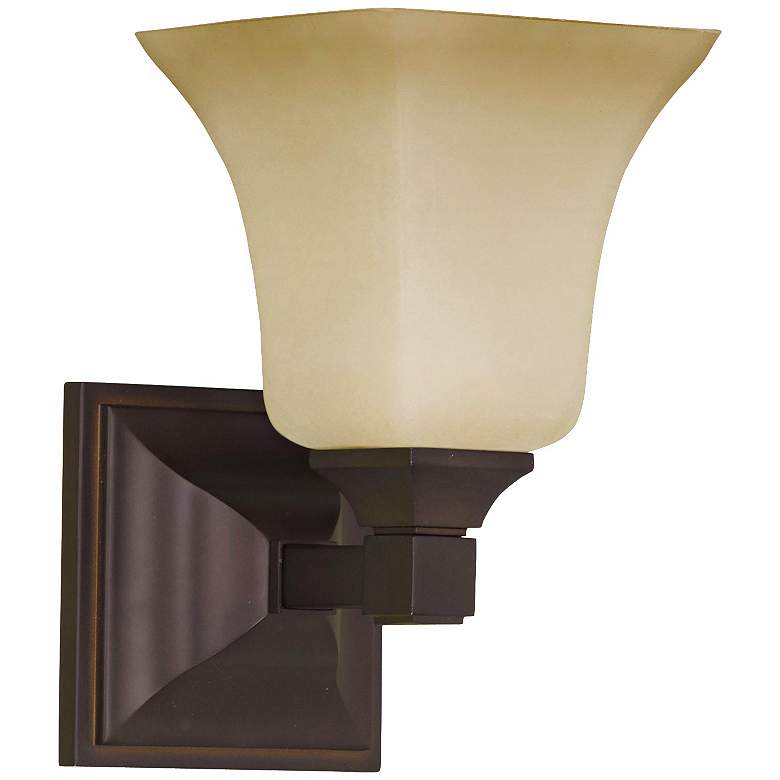 Image 1 American Foursquare Collection 9 inch High Wall Sconce