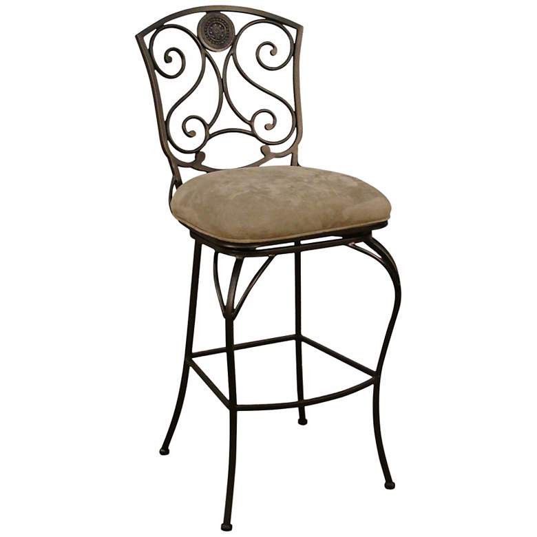Image 1 American Heritage Canterbury Pepper 24 inch High Counter Stool