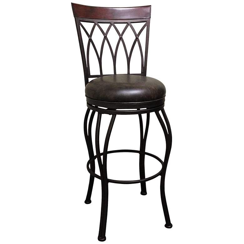 Image 1 American Heritage Chantilly Bonded Leather Counter Stool