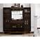 American Heritage Fairfield Sable 2-Door Wood Wine Cabinet