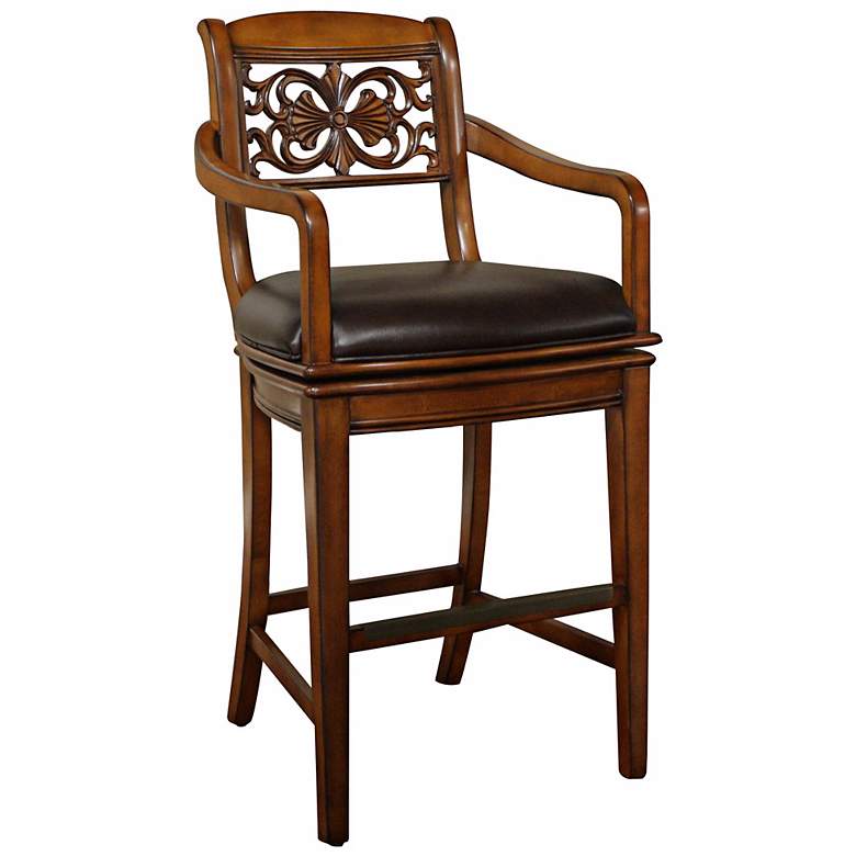 Image 1 American Heritage Francisco 30 inch High Traditional Bar Stool