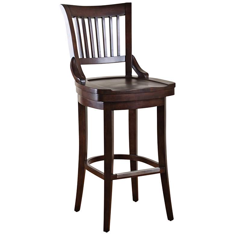 Image 1 American Heritage Liberty Chestnut 26 inch High Counter Stool