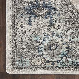 Image3 of American Manor 5'3" x 7'3" Grey Bordered Indoor Rug more views