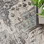 5_American Manor 5'3" x 7'3" Grey Bordered Indoor Rug more views