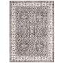 2_American Manor 5'3" x 7'3" Grey/Ivory Bordered Indoor Rug