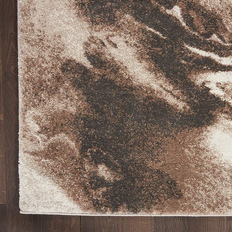 Image 3 American Manor 5'3" x 7'3" Iv/Mocha Abstract Indoor Rug more views