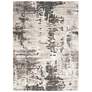 2_American Manor 5'3" x 7'3" Iv/Mocha Abstract Indoor Rug