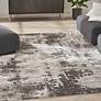 1_American Manor 5'3" x 7'3" Iv/Mocha Abstract Indoor Rug