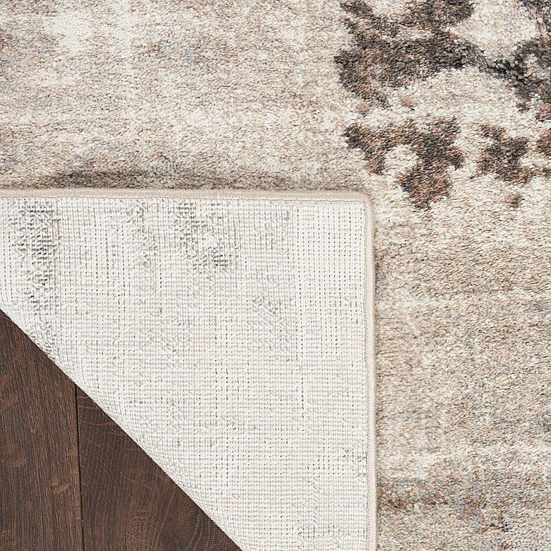 Image 4 American Manor 5'3" x 7'3" Iv/Mocha Abstract Indoor Rug more views