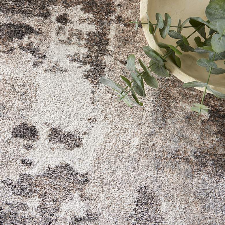 Image 5 American Manor 5'3" x 7'3" Iv/Mocha Abstract Indoor Rug more views