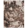 Thumbnail2 of American Manor 7'10" x 9'10" Iv/Mocha Abstract Indoor Rug
