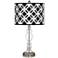 American Woodcraft Giclee Apothecary Clear Glass Table Lamp