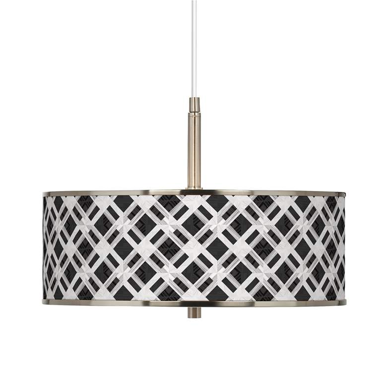 Image 1 American Woodcraft Giclee Glow 16" Wide Pendant Light