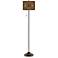 American Woodwork Giclee Glow Bronze Club Floor Lamp