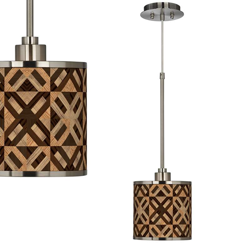 Image 1 American Woodwork Giclee Glow Mini Pendant Light